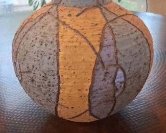 Raku Pottery Vase
