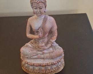 Tibetan Green Tara Statue and Buddha Figurines second image