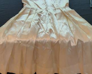 Vintage Satin TeaLength Dress