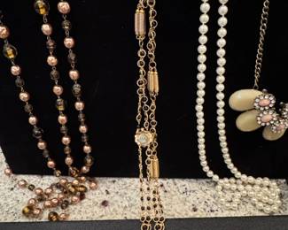 Lot of Three Fashion Necklaces