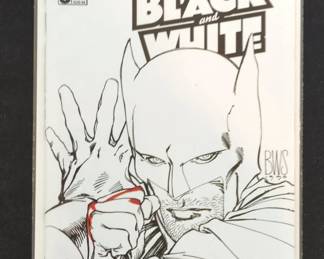 Batman Black and White Signed by Barry WindsorSmith