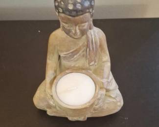 Tibetan Green Tara Statue and Buddha Figurines third image