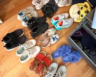 Assorted Womens Footwear Lot with Hoka Sneakers