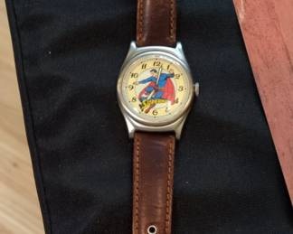 Vintage Fossil Superman Collectors Watch