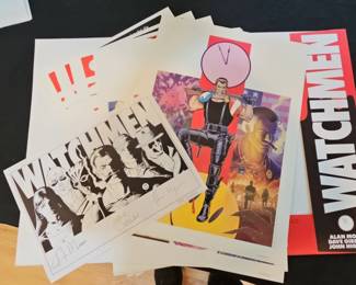 Watchmen Limited Edition Portfolio, Signed by Alan Moore, Dave Gibbons, and John Higgins third image