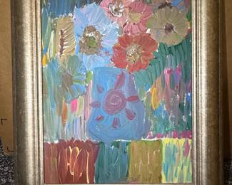 Impressionistic Floral Still Life Painting
