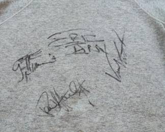 KISS Band Autographed Sweatshirt