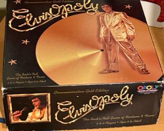 ElvisOpoly Commemorative Gold Edition Board Game