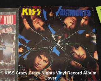 KISS Crazy Crazy Nights Vinyl Record Album Cover
