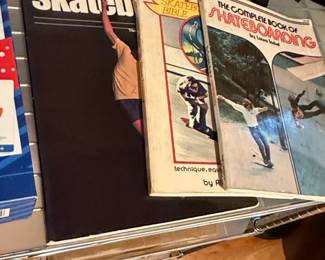 The Skateboard Book by Ben Davidson and The Complete Book of Skateboarding by Laura Torbet