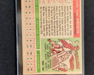 Topps Sandy Amoros Baseball Card second image