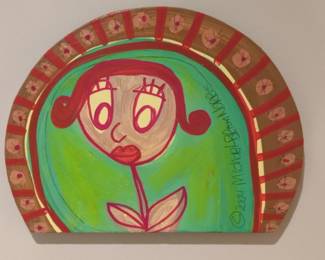 Michael B. Moore Flower Face Artwork