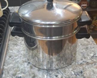Farberware Classic Series Quart Stainless Steel Steamer Pot with Lid