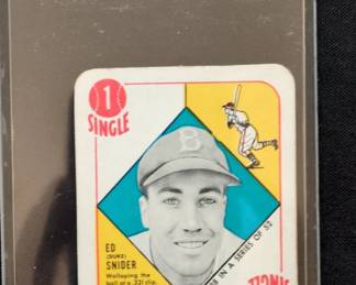 Topps Red Backs Single Ed Duke Snider Baseball Card