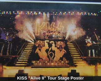 KISS Alive II Tour Stage Poster