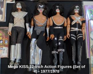 Mego KISS inch Action Figures Set of or