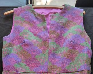Vintage s Brocade Shift Dress second image
