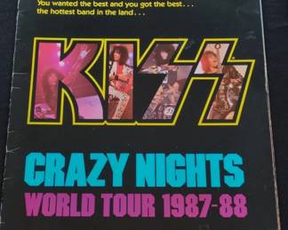KISS Crazy Nights World Tour Program or Booklet