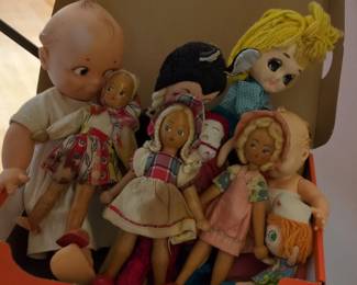Collection of Vintage Dolls including Nancy Ann Storybook Dolls
