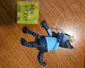 Miss Kit Kat HandPainted Figurine
