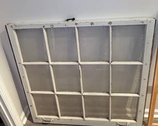 Antique Pane Farmhouse Window Sash