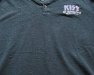 KISS The Farewell Tour Henley TShirt