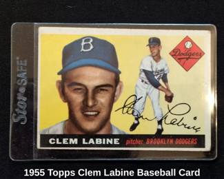 Topps Clem Labine Baseball Card