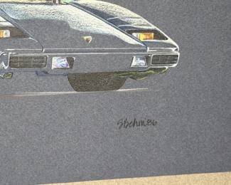 Lamborghini Countach Art Print second image