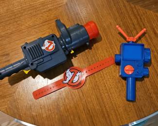Vintage Kenner Ghostbusters Proton Pack Toy with Wrist Communicator and PKE Meter