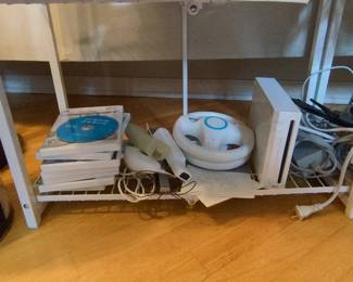 Nintendo Wii Console Bundle with Wii Sports, Steering Wheel, and Accessories