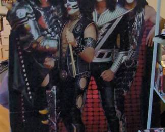 KISS Band Life Size Cardboard Standee