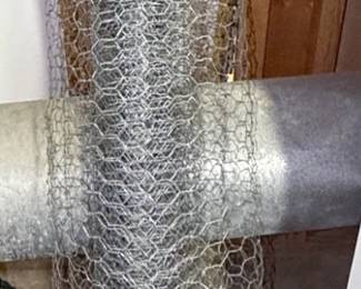 Roll of Galvanized Steel Hexagonal Wire Mesh Chicken Wire