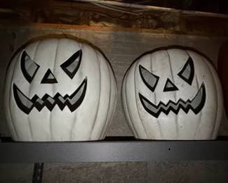 White Ceramic JackoLanterns