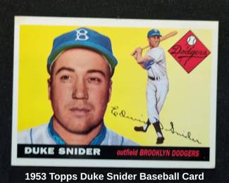 Topps Duke Snider Baseball Card