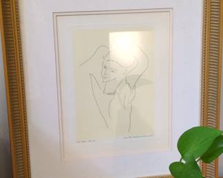 Henri Matisse Jeune Fille Arrangeant Ses Cheveux Lithograph