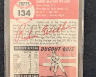 Topps Rube Walker Baseball Card second image