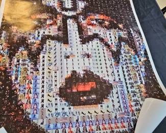 KISS Destroyer Album Cover Mosaic Poster