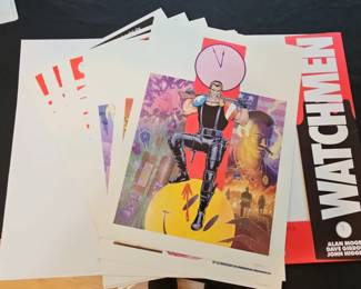 Watchmen Limited Edition Portfolio, Signed by Alan Moore, Dave Gibbons, and John Higgins fourth image