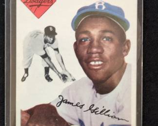 Topps Junior Gilliam Brooklyn Dodgers Baseball Card