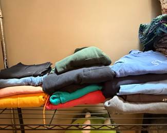 Assorted Hoodies and Sweatshirts