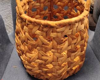 Woven Hyacinth Basket with Handles