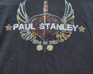 Paul Stanley Live to Win Tour TShirt