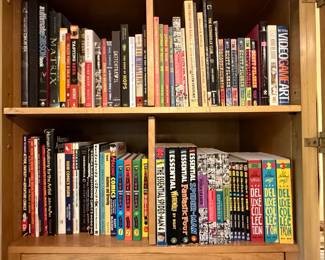 Collection of Graphic Novels, Art Books, and Instructional Books