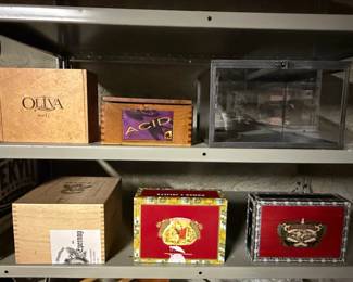 Assorted Premium Cigar Boxes