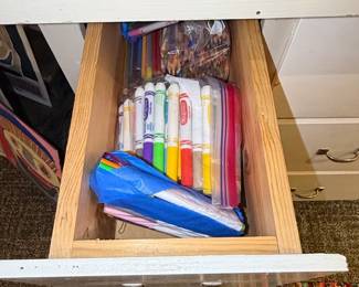 Assorted Crayola and Coloring Supplies