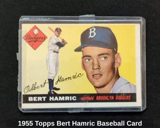 Topps Bert Hamric Baseball Card