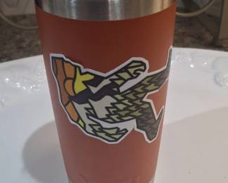 Yeti Rambler Tumbler with Custom Sticker