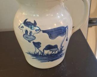 GV Pottery HandTurned Cow Pitcher