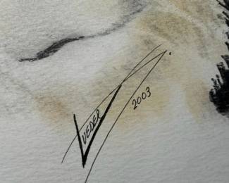 Corgi Dog Portrait Drawing second image