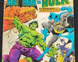 DC and Marvel Present Batman vs. The Incredible Hulk Signed by Dick Giordano